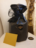 Load image into Gallery viewer, Stunning Blue Harrington Hat Box of Silk Flowers &amp; Ferrero Rocher Chocolates Gift.
